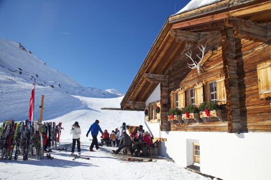 Kriegeralpe am Arlberg im Winter